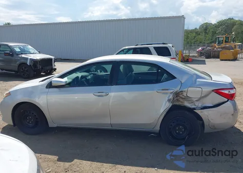 2016 Toyota Corolla Le из США, поврежденный, VIN 2T1BURHE8GC591826